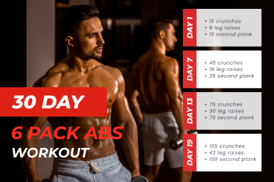 30-Day 6 Pack Abs Challenge